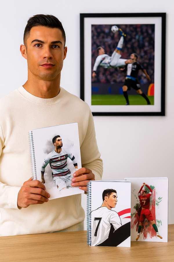 Pack Cadernos Cristiano Ronaldo