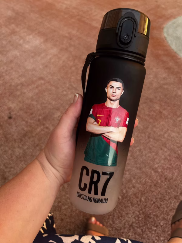 Garrafa de Água CR7 – 650 m tecnologia avançada de filtragem